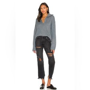 NWOT! We the Free Free People 24 Tapered Boggy Boyfriend in Obsidian, inseam 28”